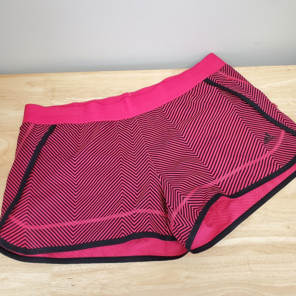 Adidas Shorts Chevron Black, Pink L
